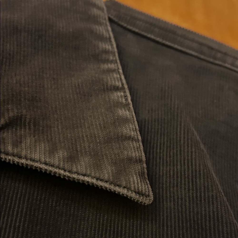 GAP Women's Dark Grey Corduroy Jacket Small - Picture 6 of 7